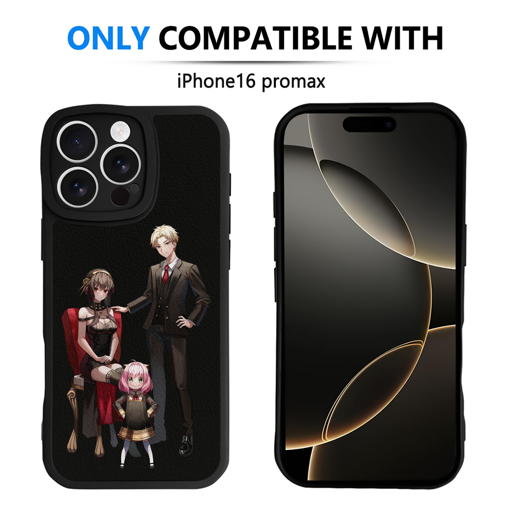 （画像用） SPY×FAMILY间谍家家酒 【iPhone 16シリーズ対応】シリコンスマホケース（レザー調） 材質：シリコン